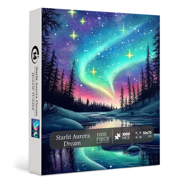 Starlit Aurora Dream Jigsaw Puzzle 1000